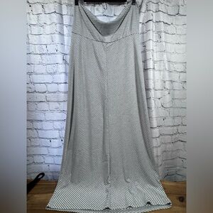 Maternity Old Navy Striped Maxi Skirt